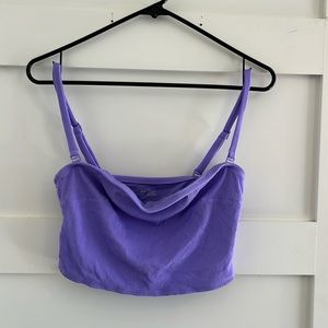 Aerie bandeau swim top